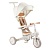 Велосипед трёхколёсный Happy Baby Mercury Pro 50047 milky